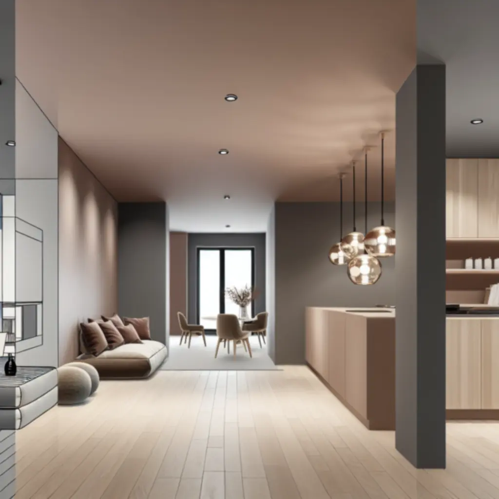 Klientka Interovixa w nowoczesnym salonie